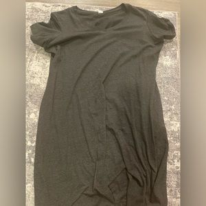 Grey T-Shirt Dress. L.